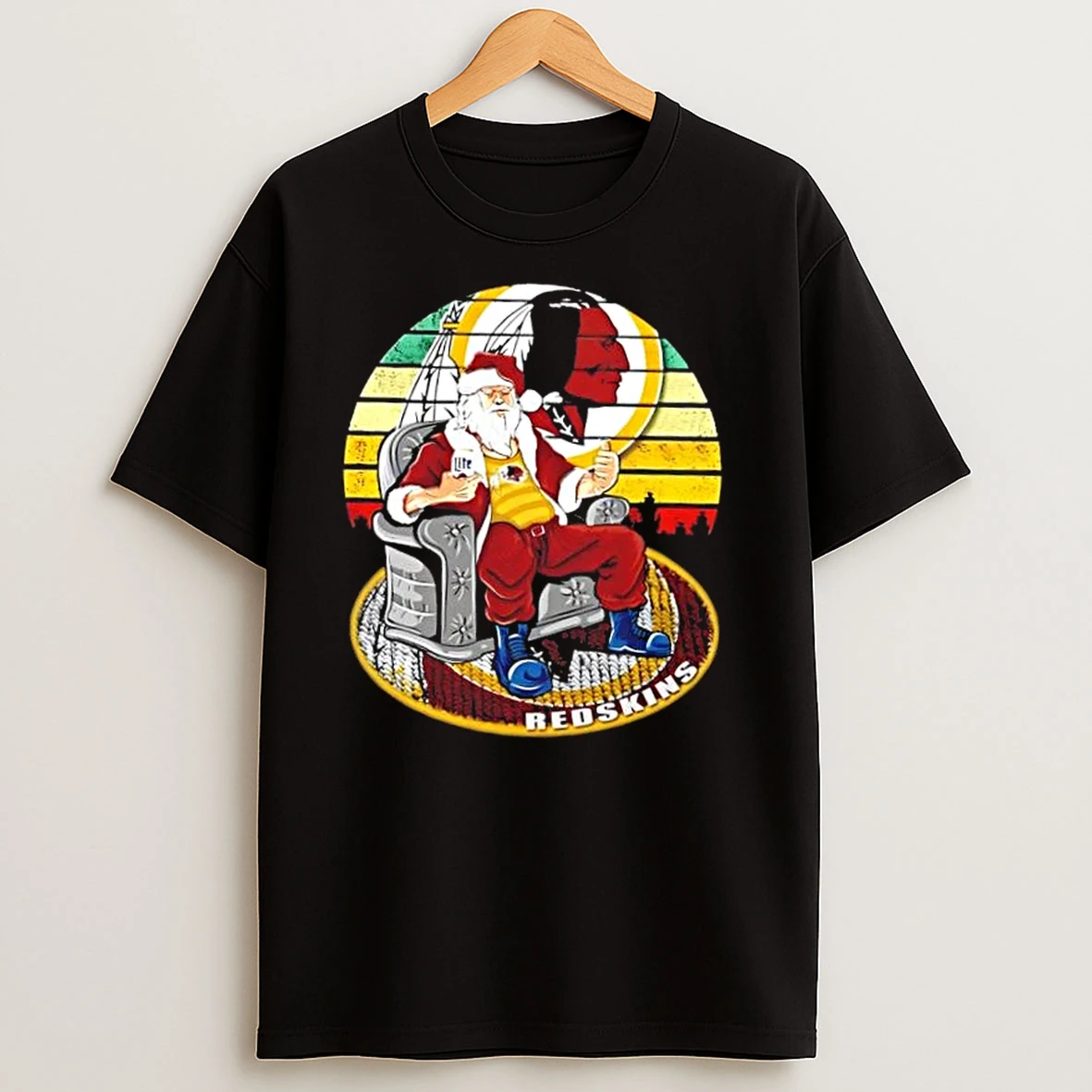 Washington Redskins X Santa Claus Christmas Vintage T Shirts