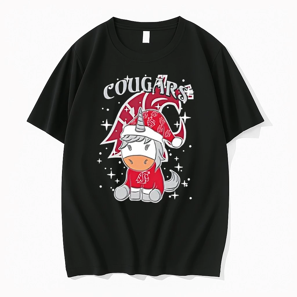 Washington State Cougars Football X Unicorn Merry Christmas Shirts
