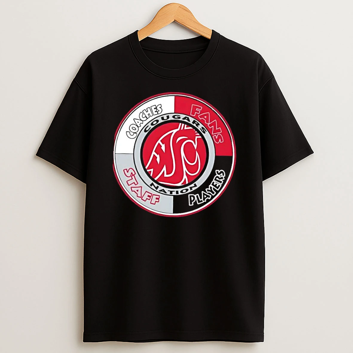 Washington State Cougars Nation Coaches Fans Staff Players Shirts