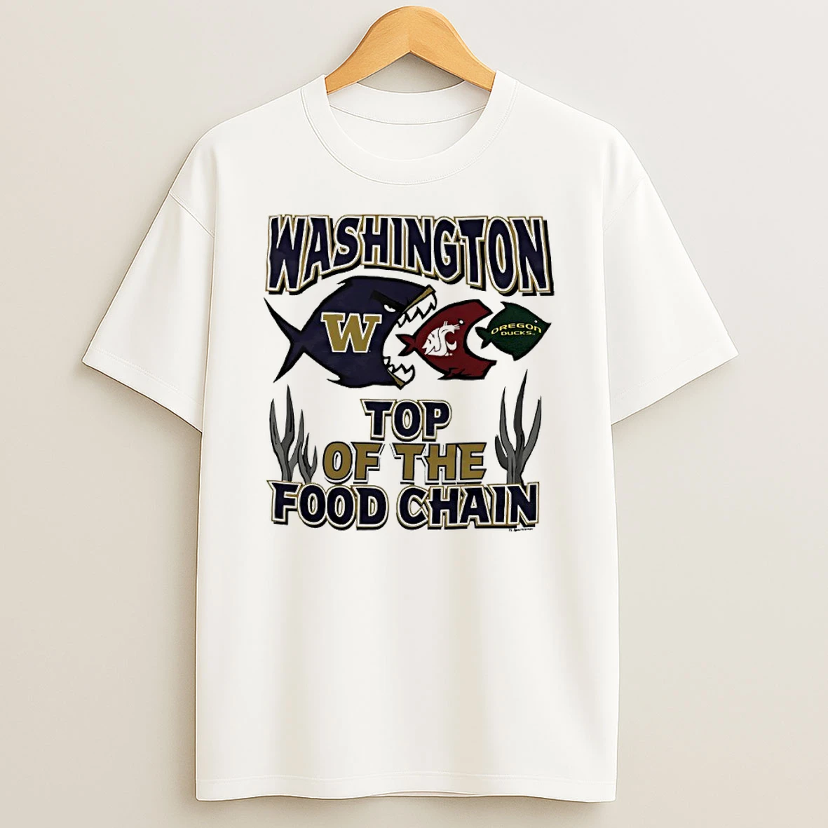 Washington Top Of The Food Chain Shirts