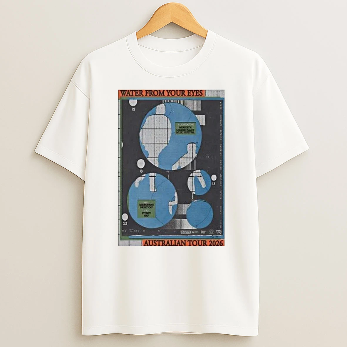 Water From Your Eyes Australian 2026 Shows Shirts