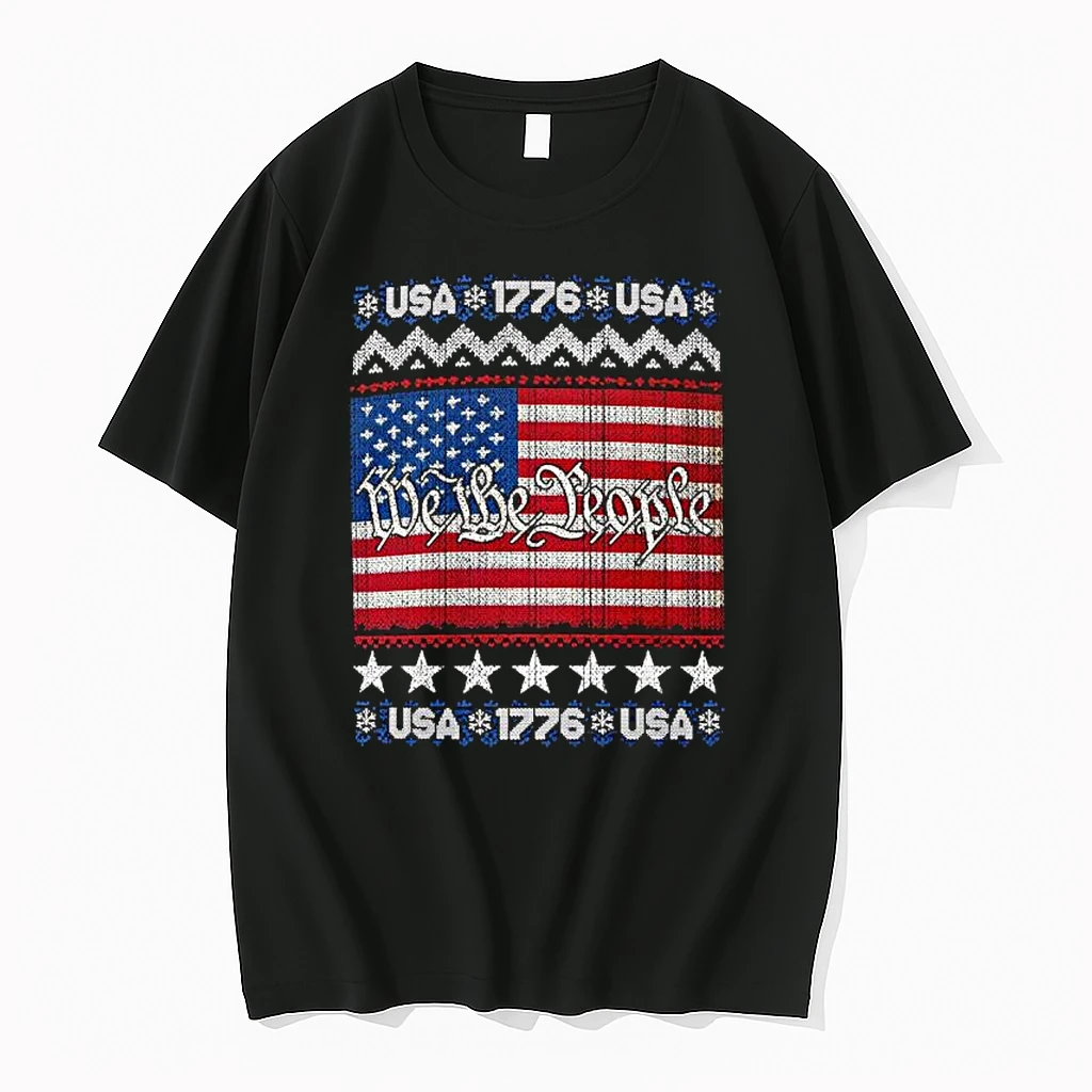 We The People Ugly Xmas Usa 1776 Shirts