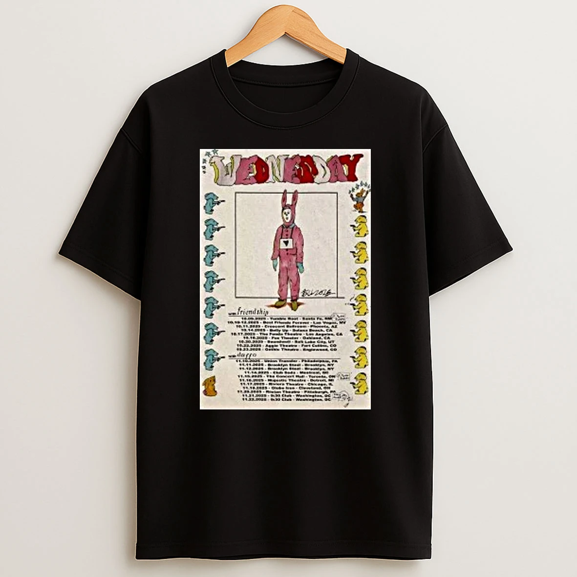 Wednesday Tour 2025 Shirts