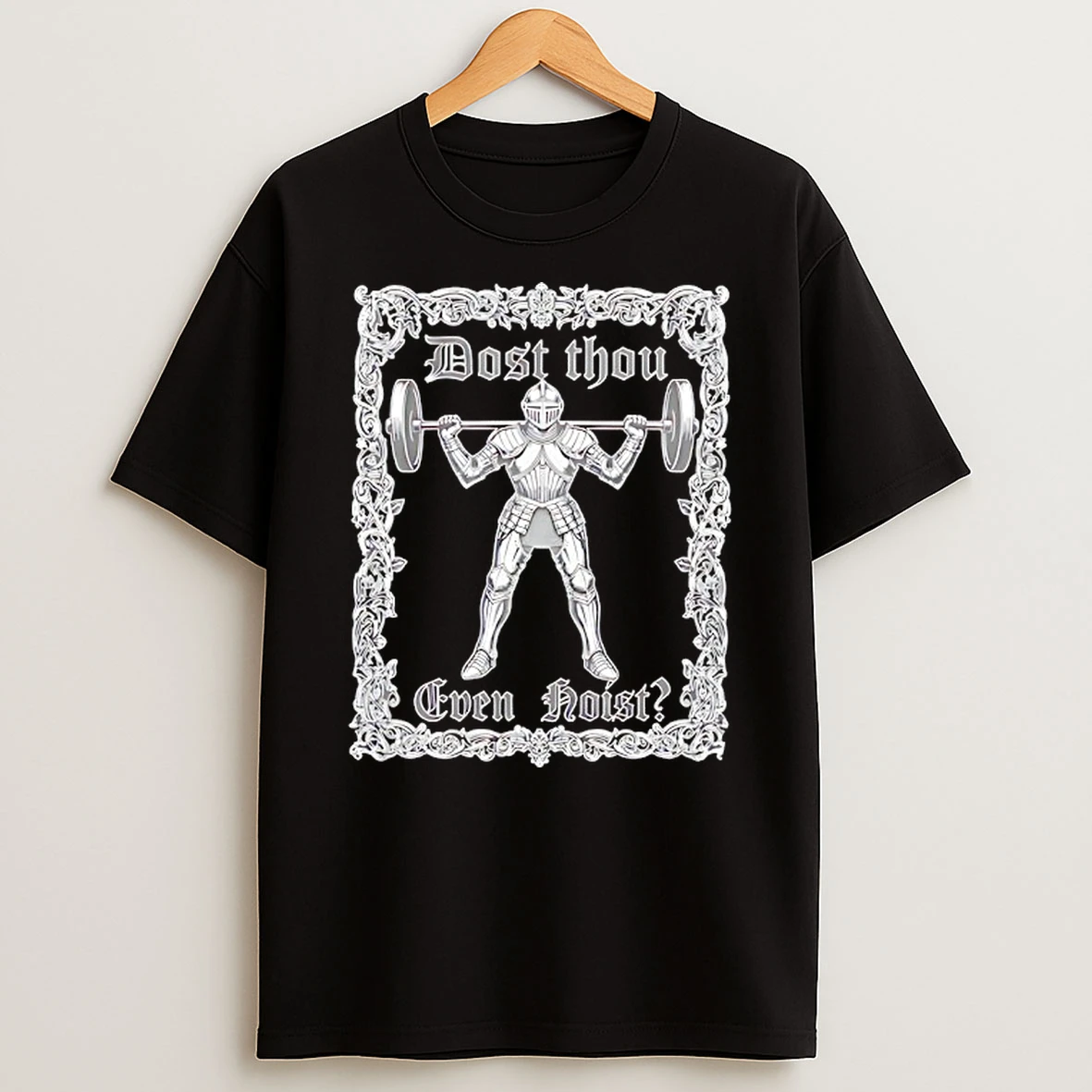 Weightlifting Soldier Squating Dost Thou Even Hoist Shirts
