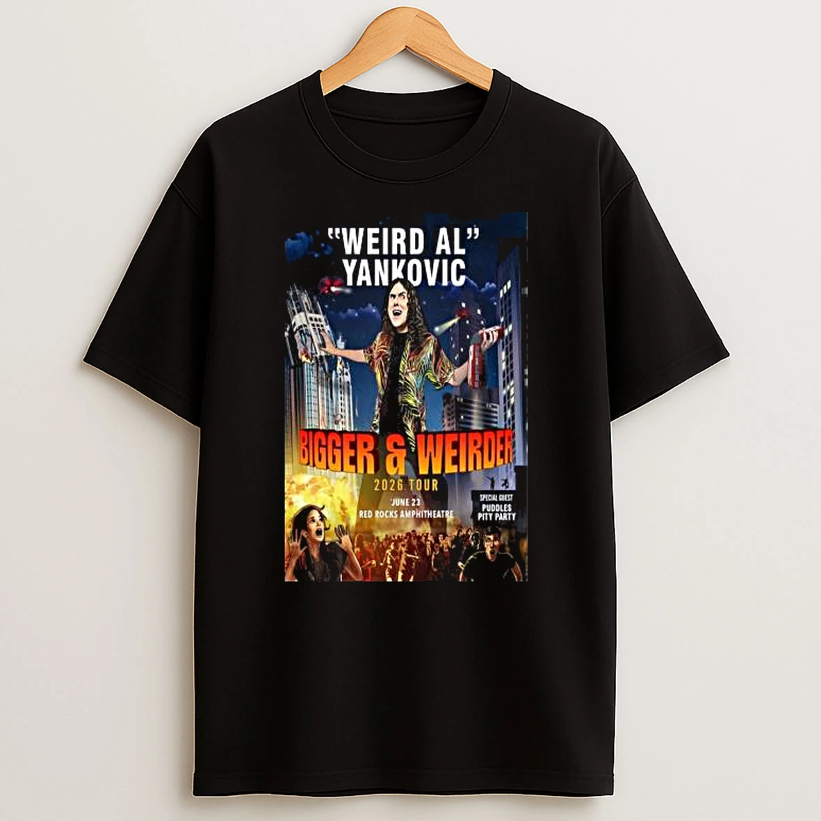 Weird Al Yankovic Tour June 23 2026 Red Rocks Amphitheatre Shirts