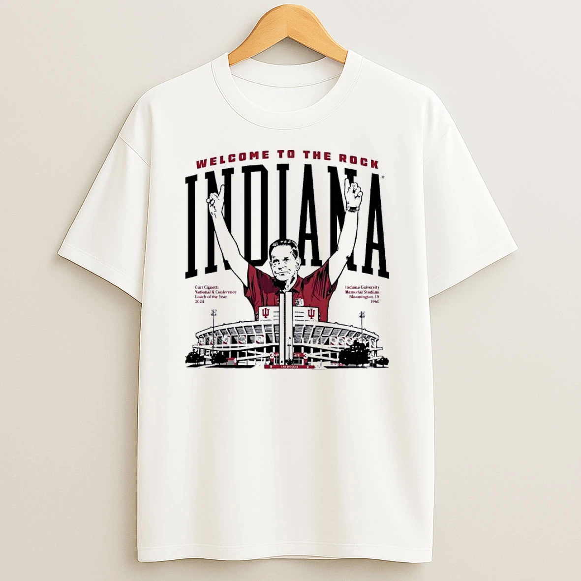 Welcome To The Rock Coach Cignetti Indiana Hoosiers Shirts