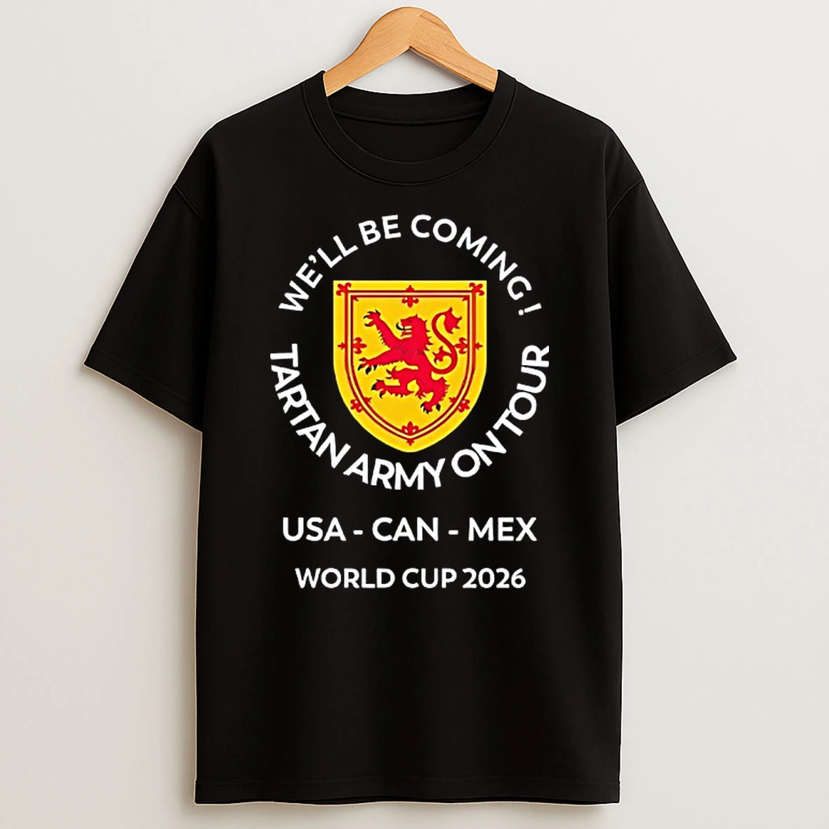 Well Be Coming Tartan Army On Tour Usa Can Mex World Cup 2026 Shirts