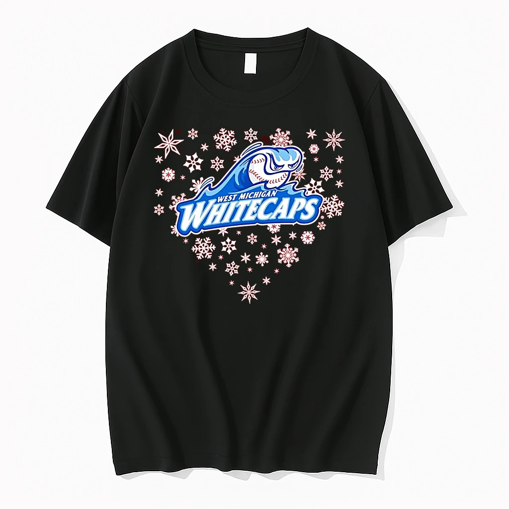 West Michigan Whitecaps Snow Plate Christmas Shirts