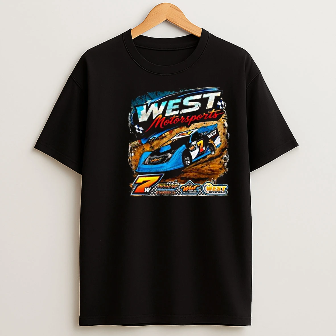 West Motorsports Mike West 2025 Circle Black T Shirts