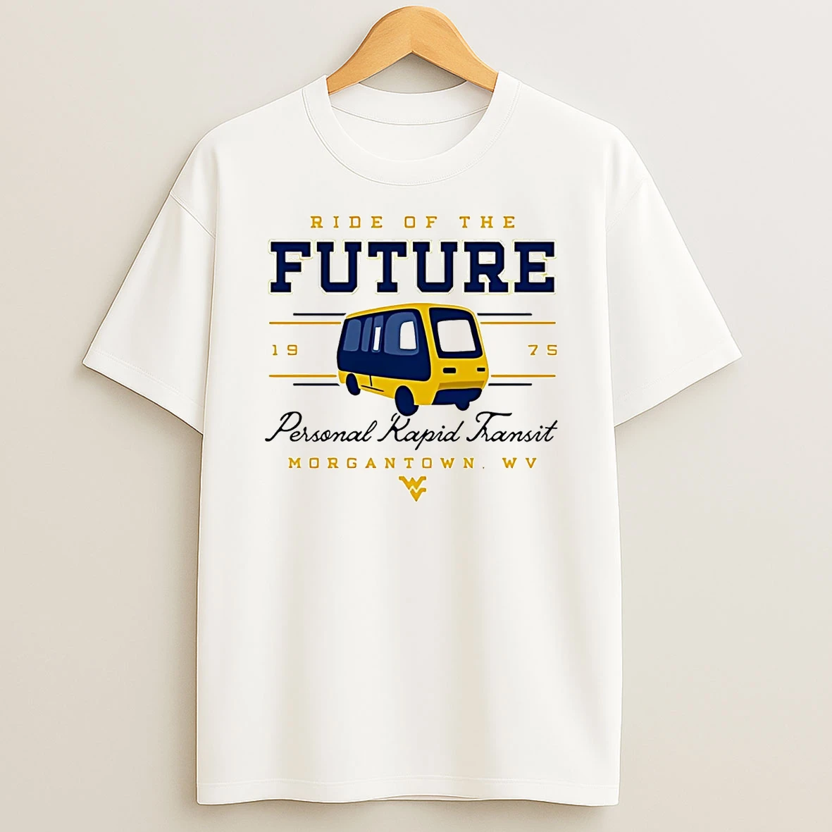 West Virginia Mountaineers Ride Of The Future Personal Rapid Transit Shirts