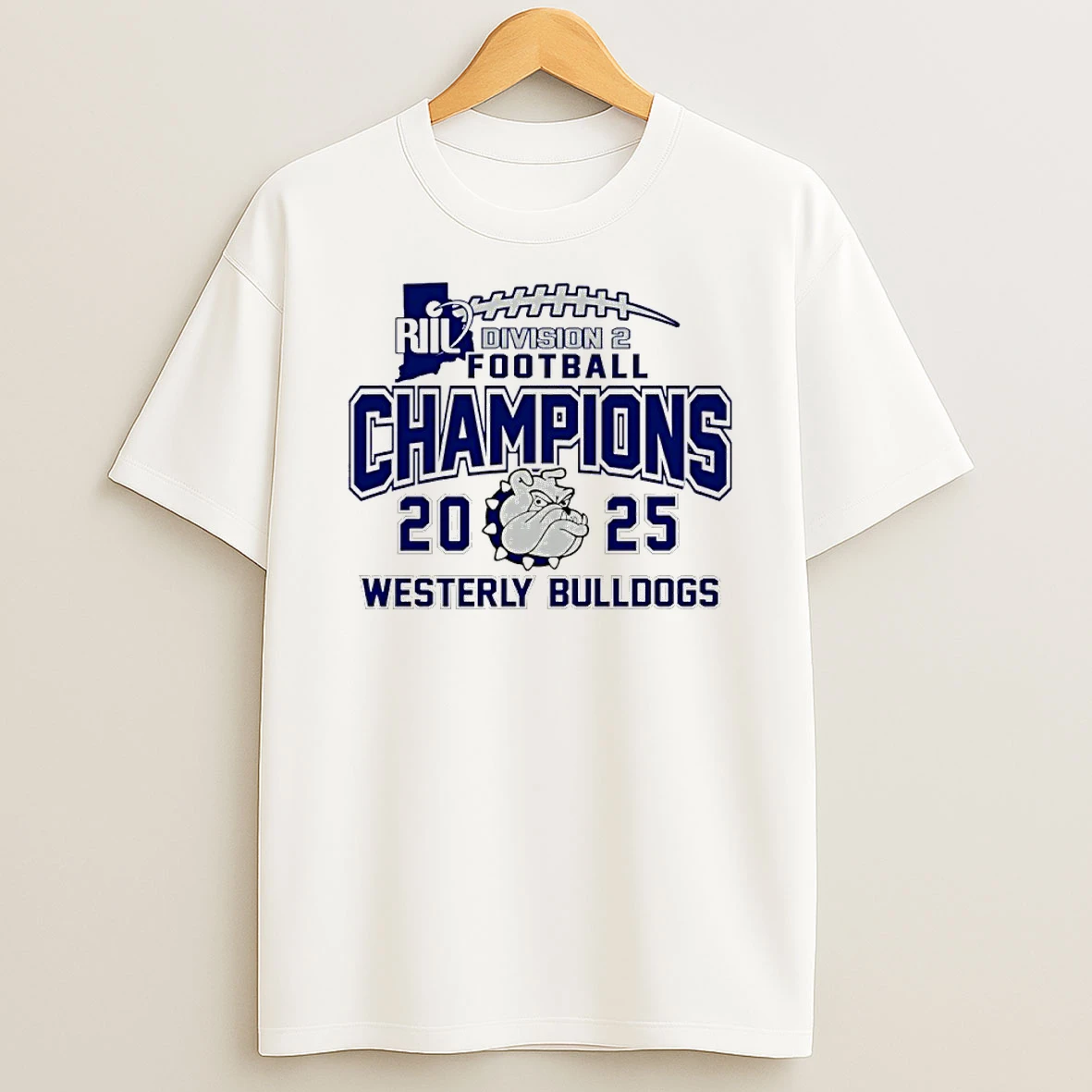 Westerly Bulldogs 2025 Riil Football Champions Division 2 Shirts