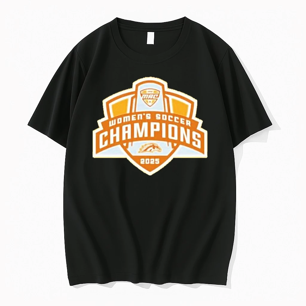 Western Michigan Broncos 2025 Mac Womens Soccer Champions Shirts