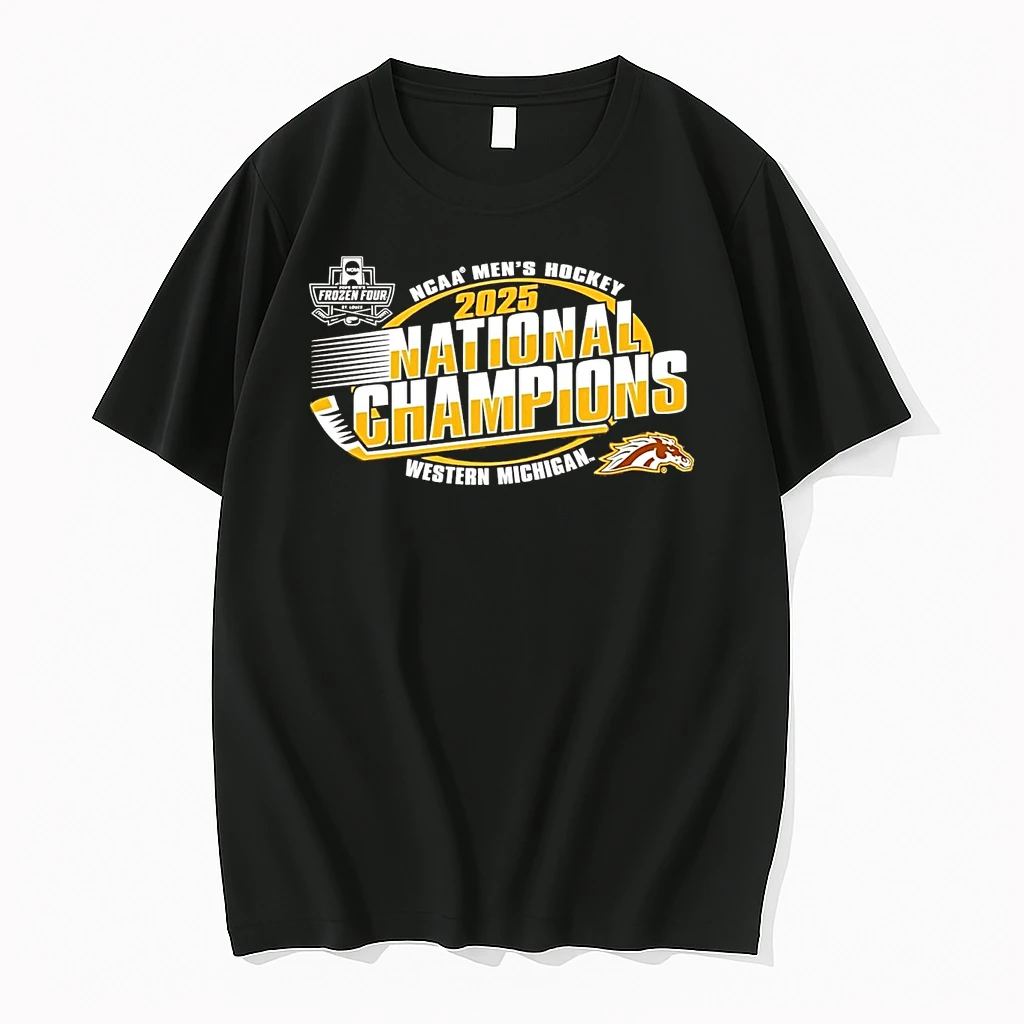 Western Michigan Broncos Ncaa Mens Hockey National Champions Shirts