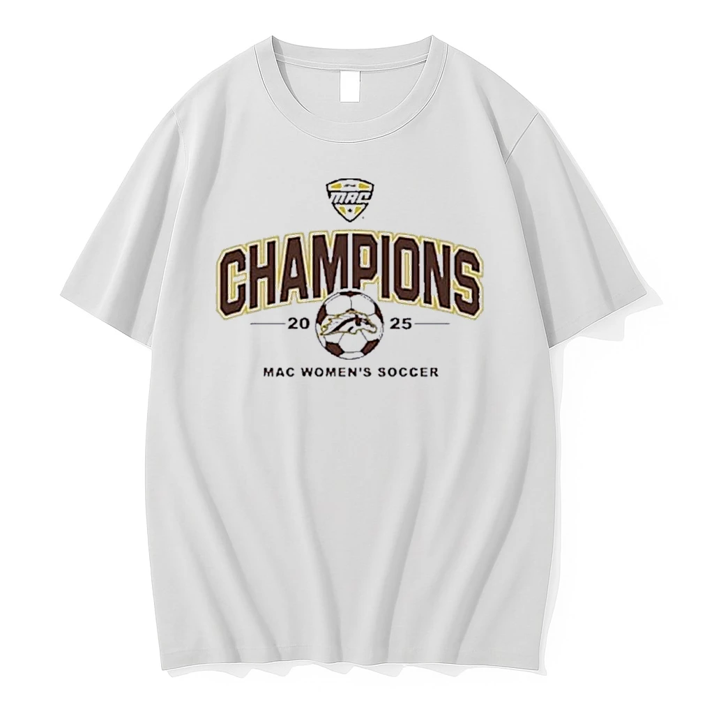 Western Michigan Womens Soccer 2025 Mac Champions Shirts