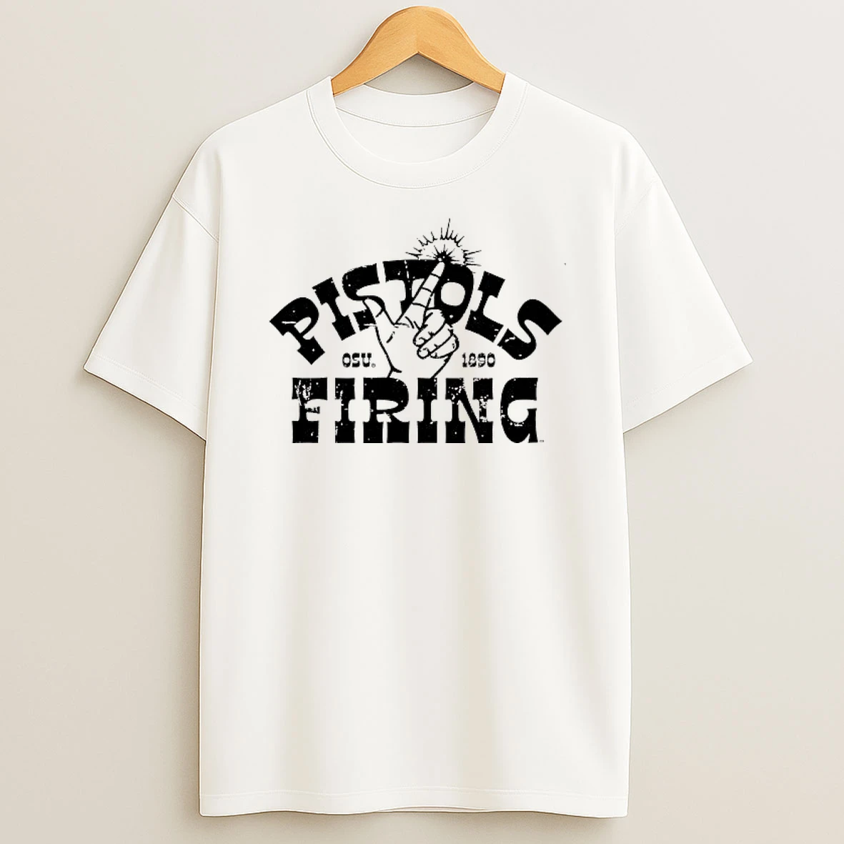 Western Pistols Firing Oklahoma State University Stylish Shirts