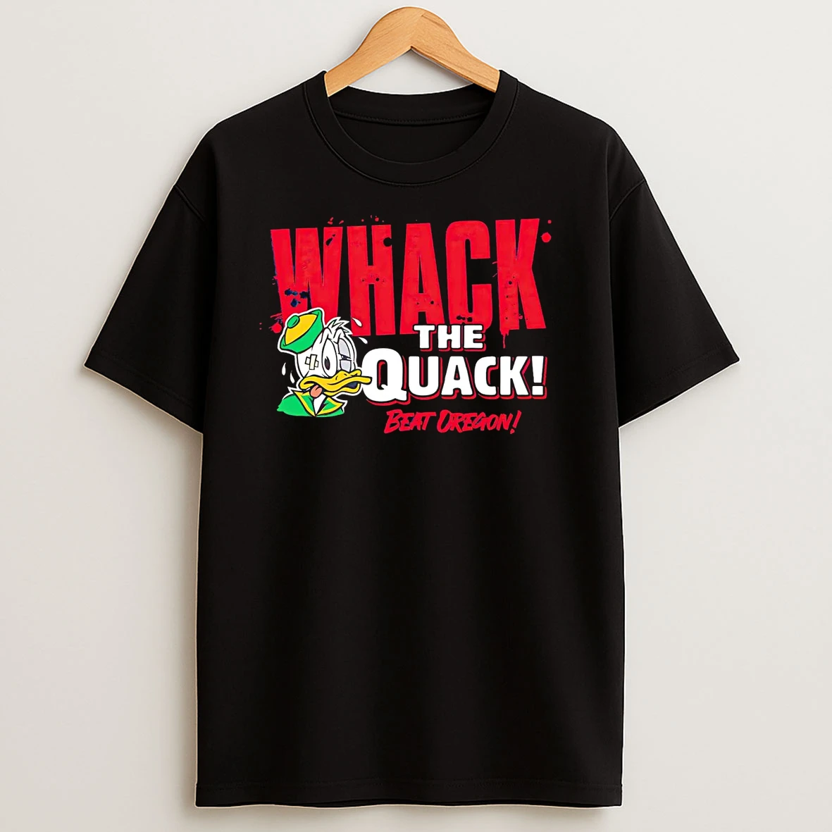 Whack The Quack Beat Oregon Ducks T Shirts