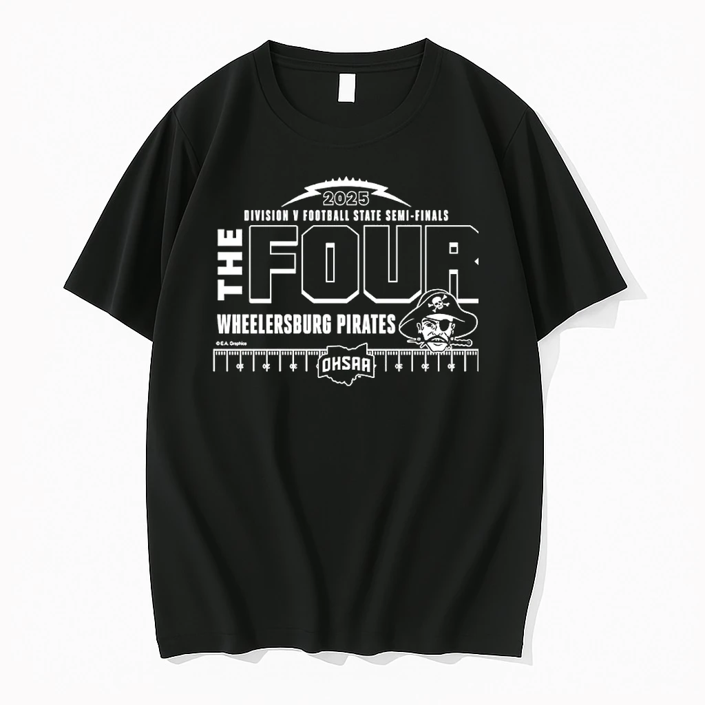 Wheelersburg Pirates 2025 Mhsaa D5 Football State Semi Finals The Four Shirts