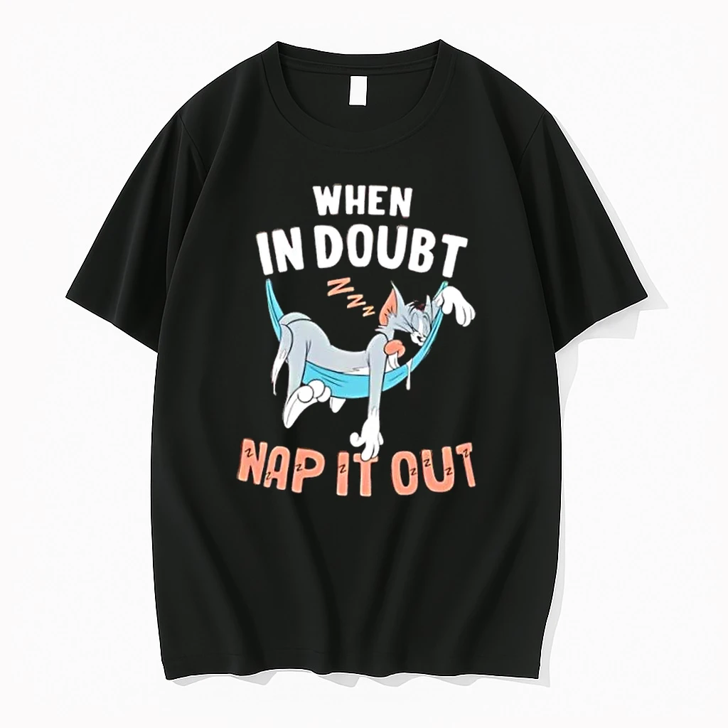 When In Doubt Nap It Out Lazy Cat Shirts