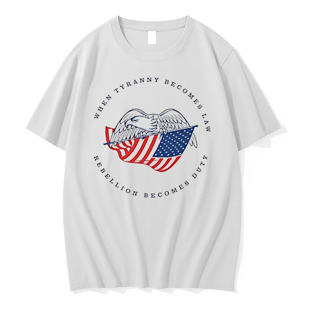 When Tyranny Becomes Law Rebellion Becomes Duty American Bald Eagle Shirts