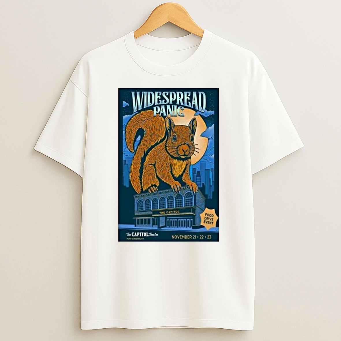 Widespread Panic The Capitol Nov 21 22 23 2025 Port Chester Ny Shirts