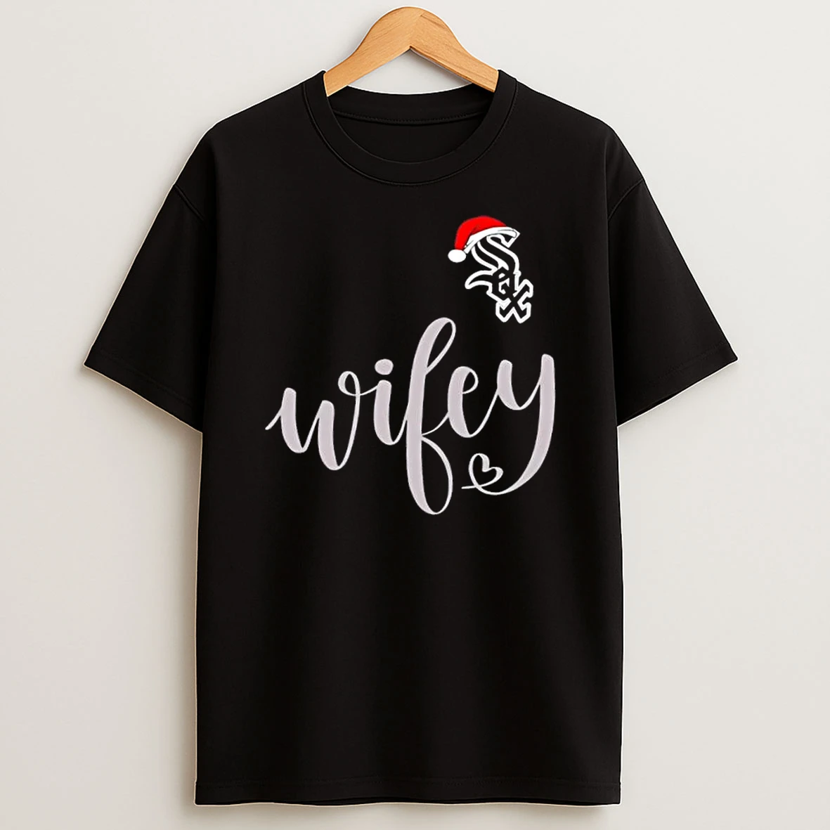 Wifey Chicago White Sox Santa Hat Merry Christmas Shirts
