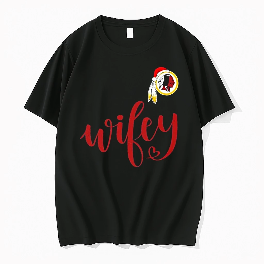 Wifey Washington Redskins Santa Hat Merry Christmas Shirts