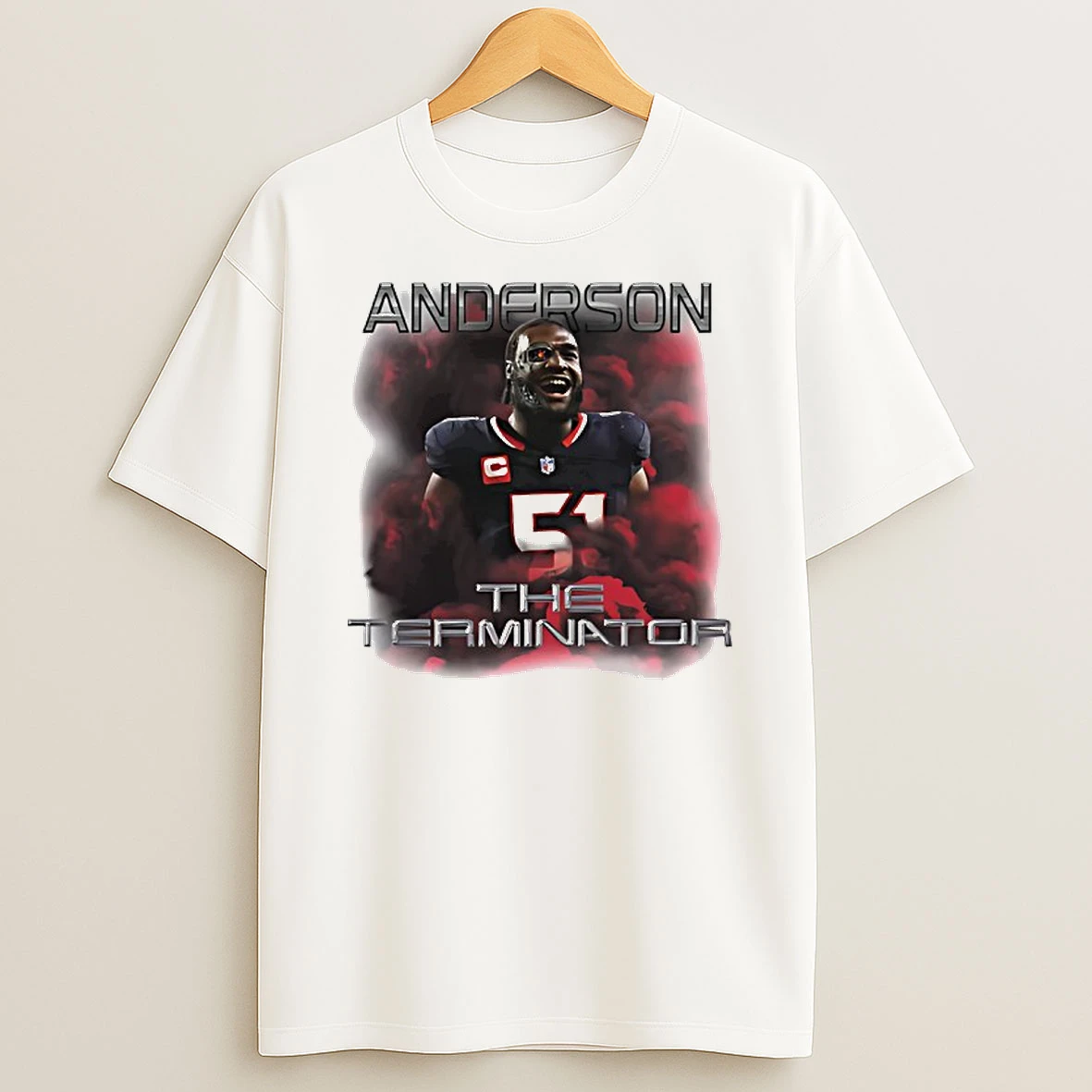 Will Anderson Jr The Terminator Houston Texans Football Shirts