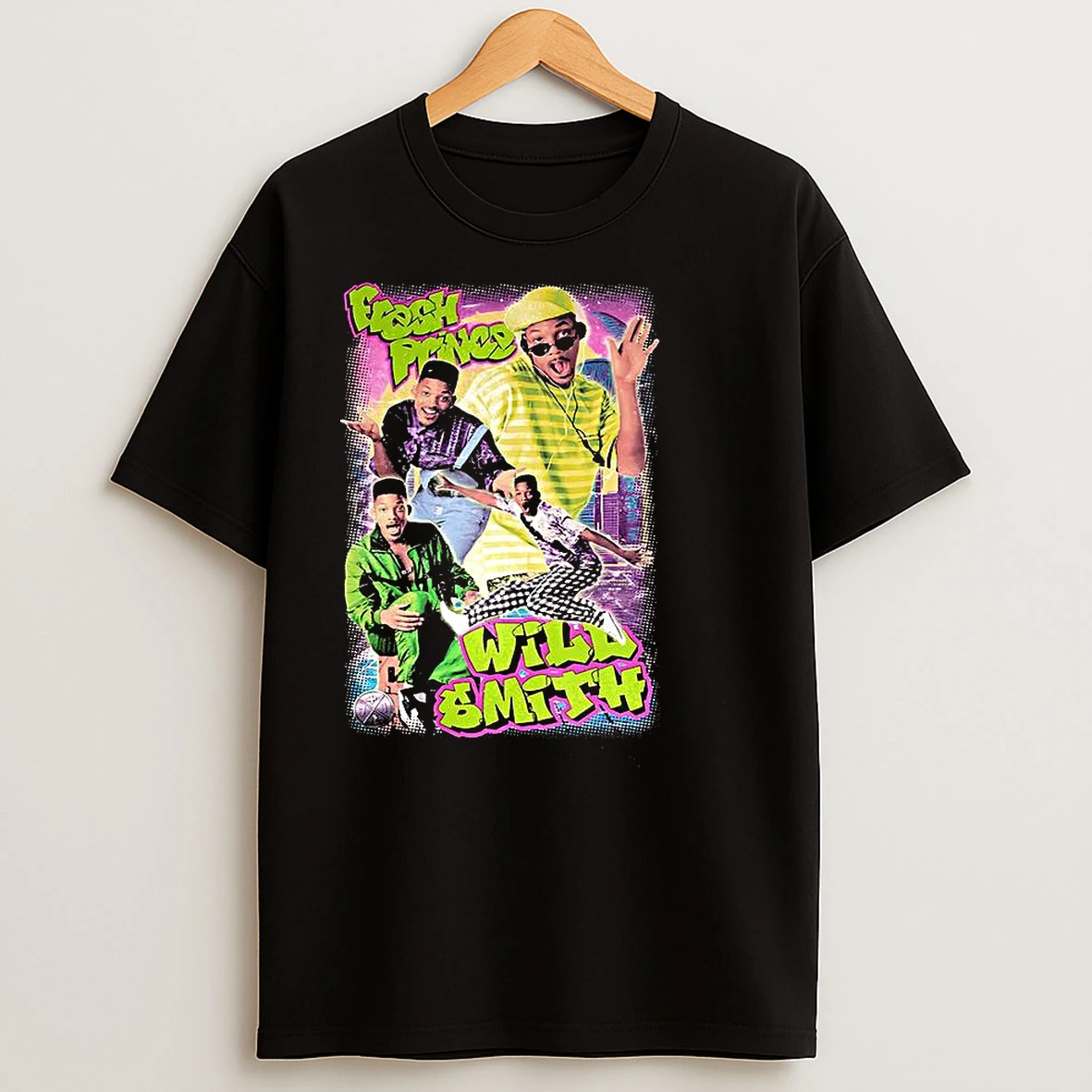 Will Smith Fresh Prince Of Bel Air Inspired Collage Retro T Shirts