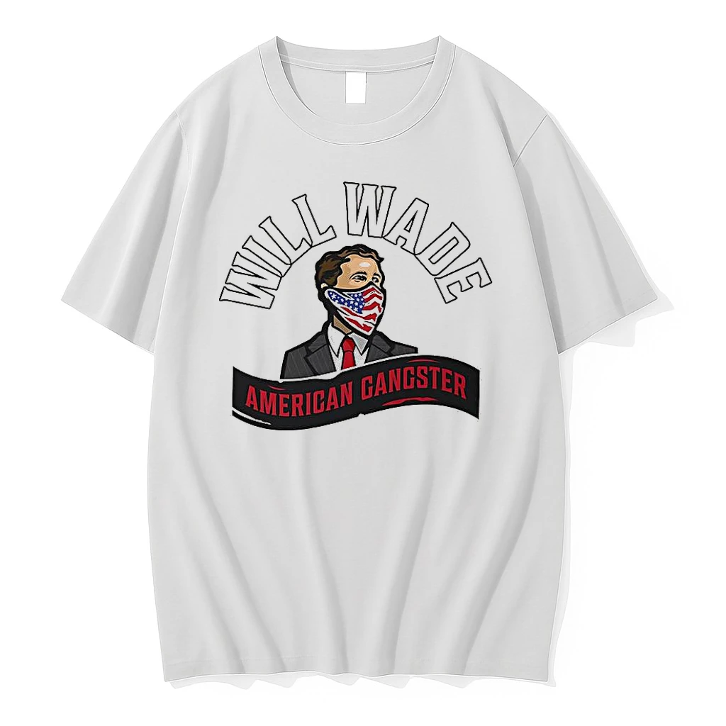 Will Wade American Gangster American Flag Mask Shirts