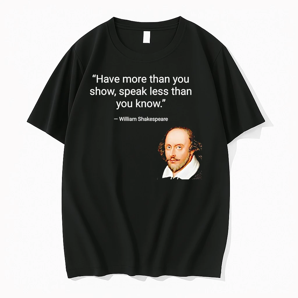 William Shakespeare Have More Than You Show Speak Less Than You Know Shirts