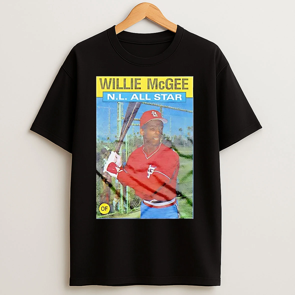 Willie Mcgee Nl All Star Topps Baseball T Shirts