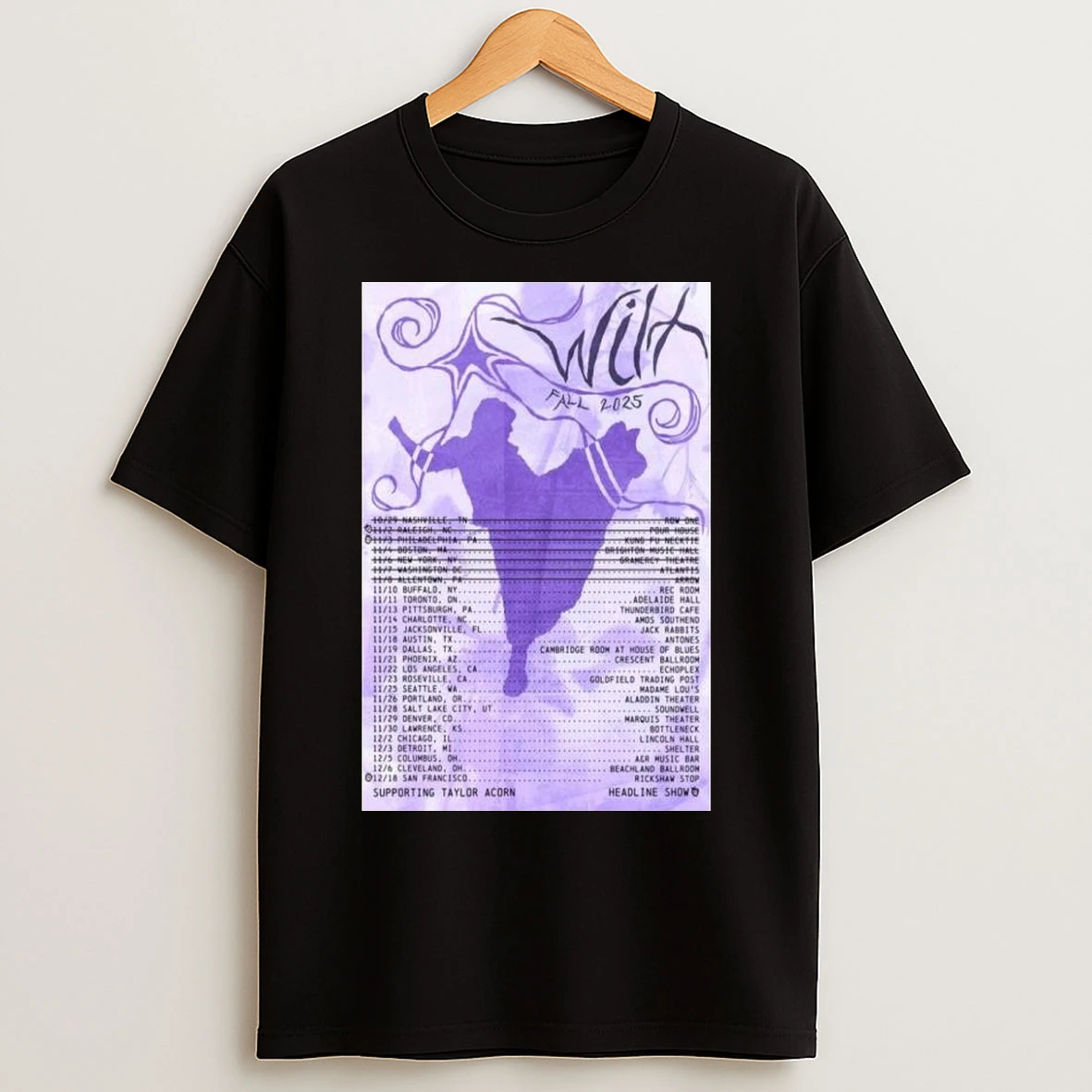 Wilt Band Fall Tour 2025 Long Sleve T Shirts