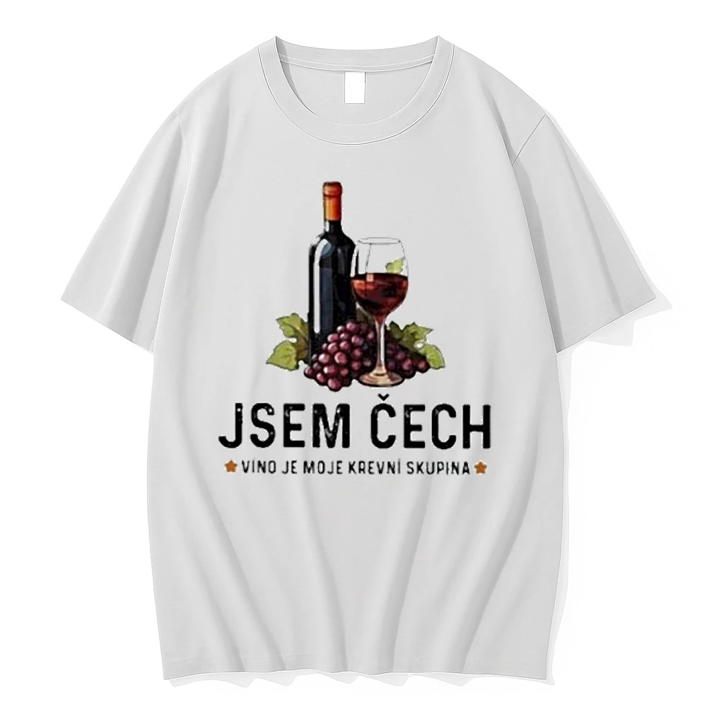 Wine Jsem Cech Vino Je Moje Krevni Skupina Shirts