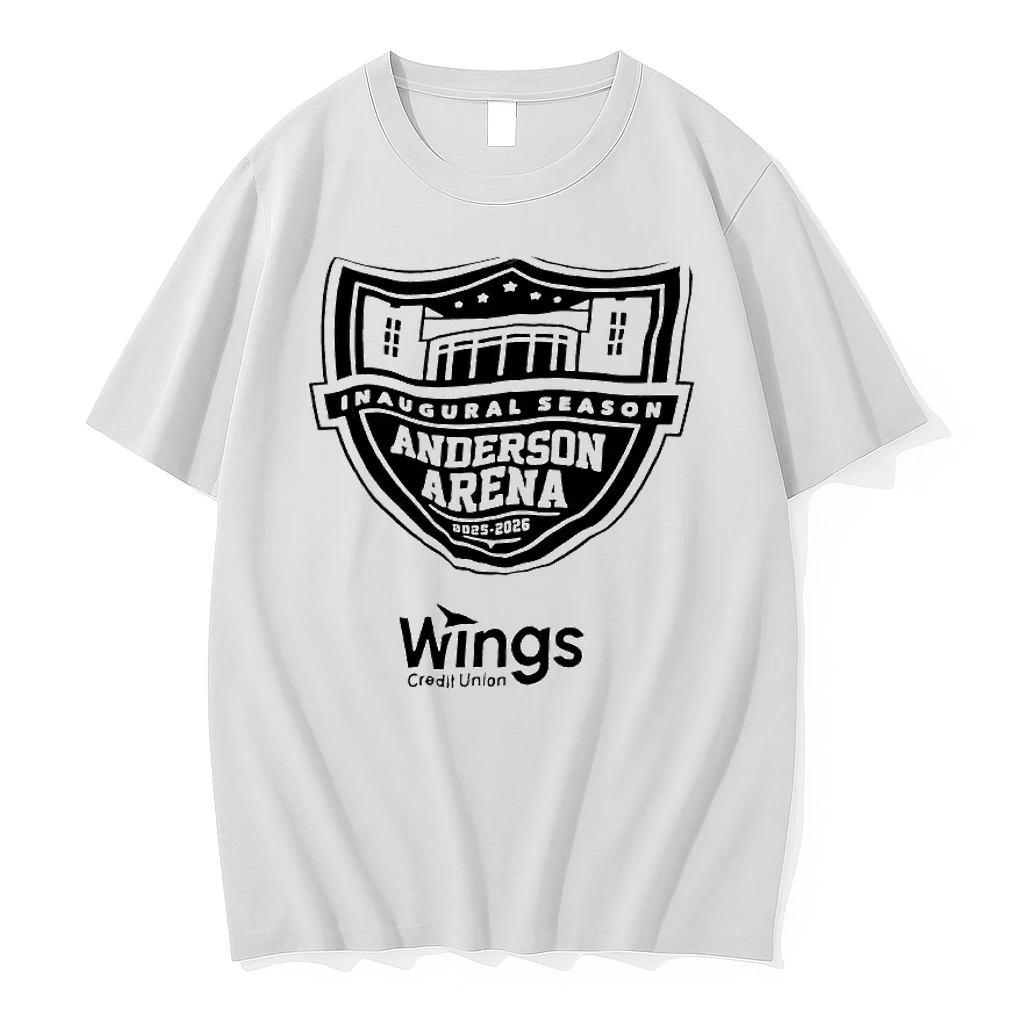Wings Anderson Arena Inaugural Season 2025 2026 Logo Shirts