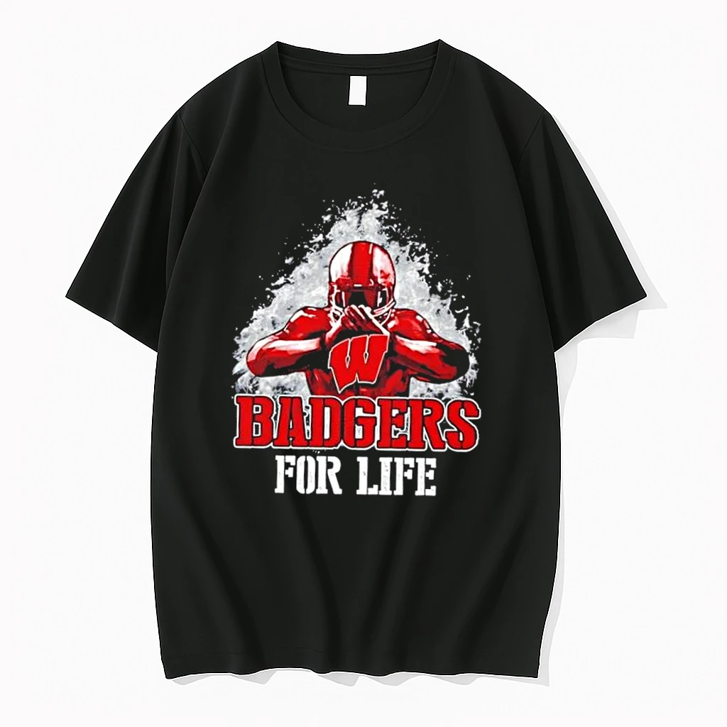Wisconsin Badgers Football For Life Shirts