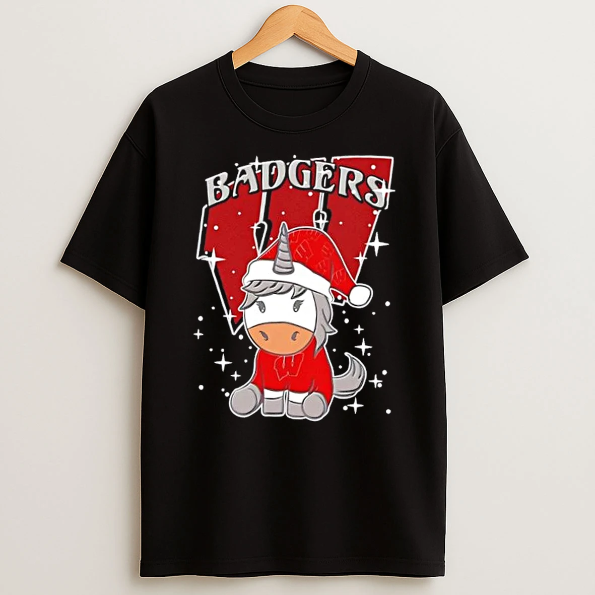 Wisconsin Badgers Football X Unicorn Merry Christmas Shirts