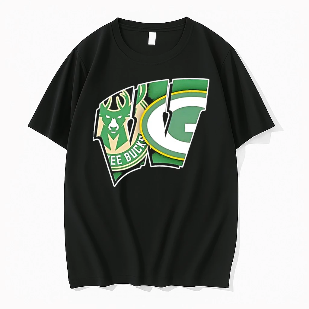 Wisconsin City Sports Wisconsin Badgers Milwaukee Bucks Green Bay Packers Shirts