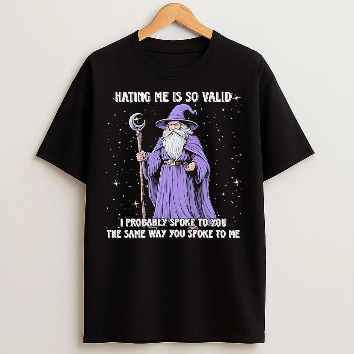 Wizard Hating Me Is So Valid I Probably Spoke To You T Shirts