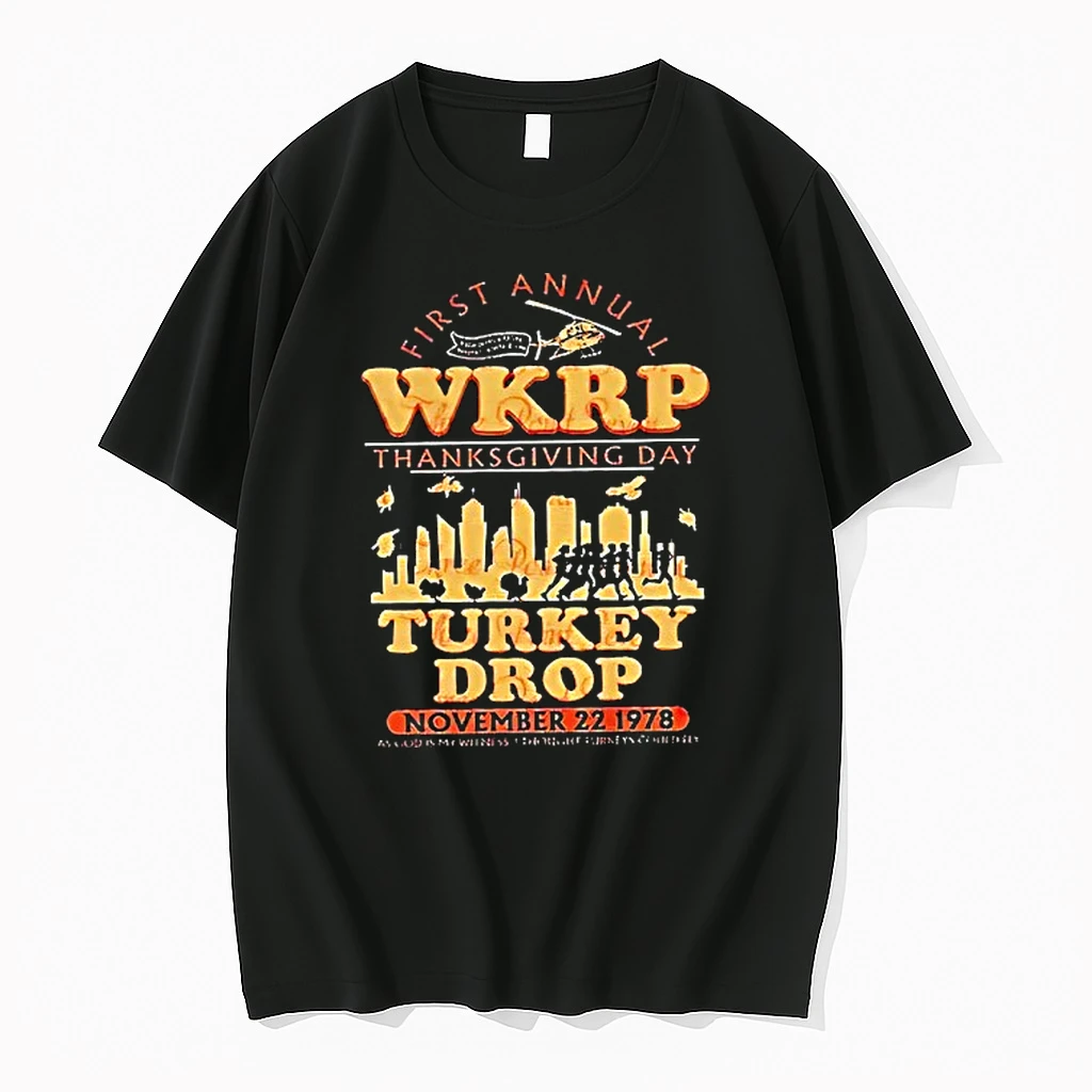 Wkrp Turkey Drop Thanksgiving Funny Cincinnati As God Is My Witness November 1978 Shirts