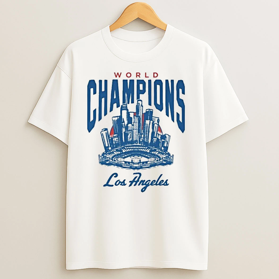 World Champions La Baseball T Shirts