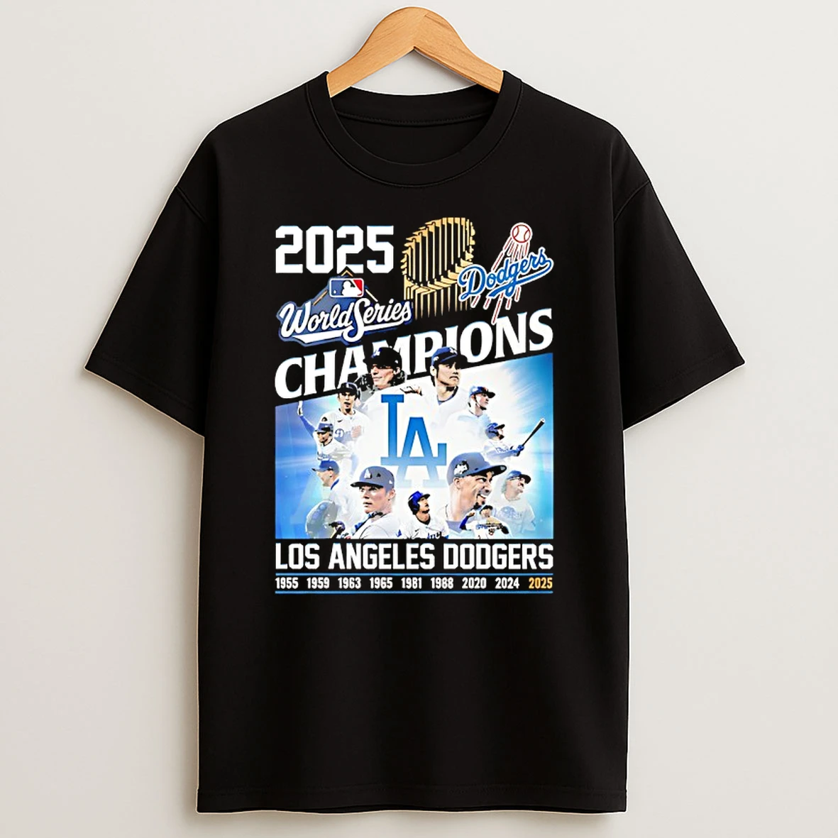 World Series 2025 Champions Los Angeles Dodgers Shirts