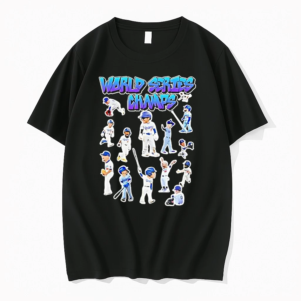 World Series Champs La Players Stickers Graphic Shirts