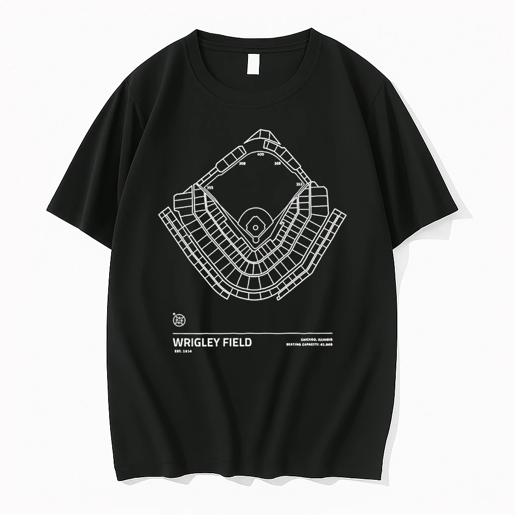 Wrigley Field Stadium 1914 Chicago Illinois Shirts