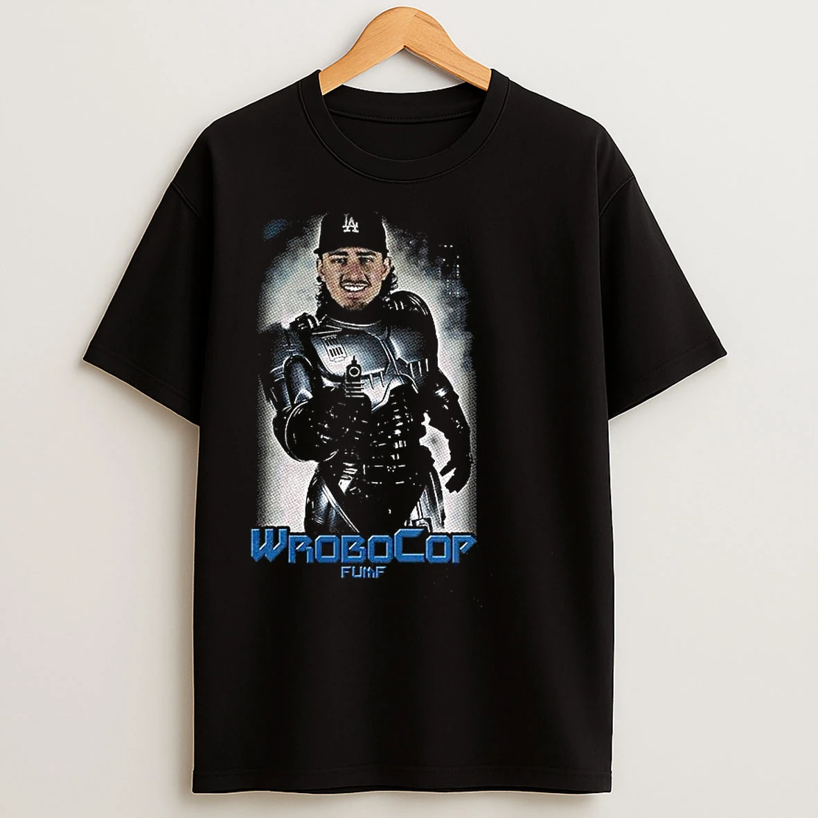 Wrobocop Fumf Justin Wrobleski Los Angeles Dodgers T Shirts