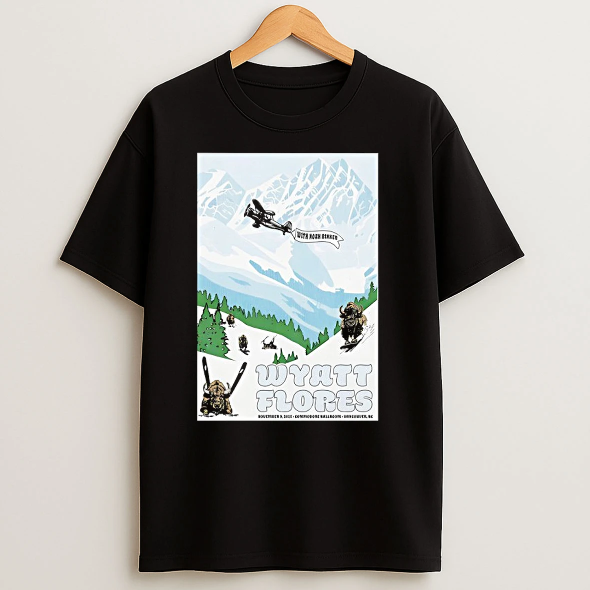 Wyatt Flores Commodore Ballroom Vancouver Bc Nov 9th 2025 T Shirts