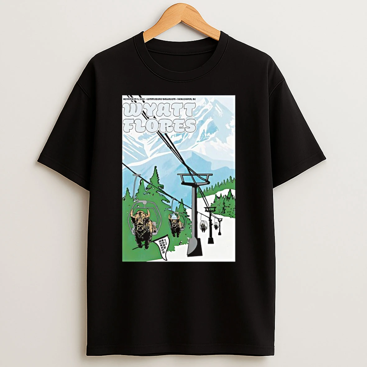 Wyatt Flores Nov 8th 2025 Vancouver Bc T Shirts