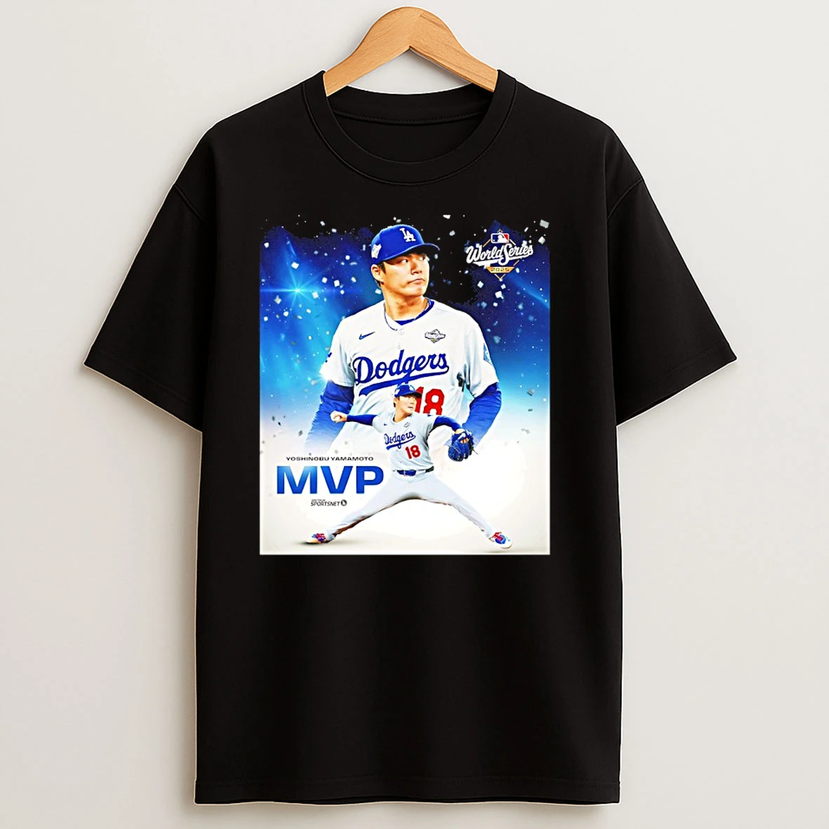 Yamas The Goat Yoshinobu Yamamoto 2025 World Series Mvp T Shirts