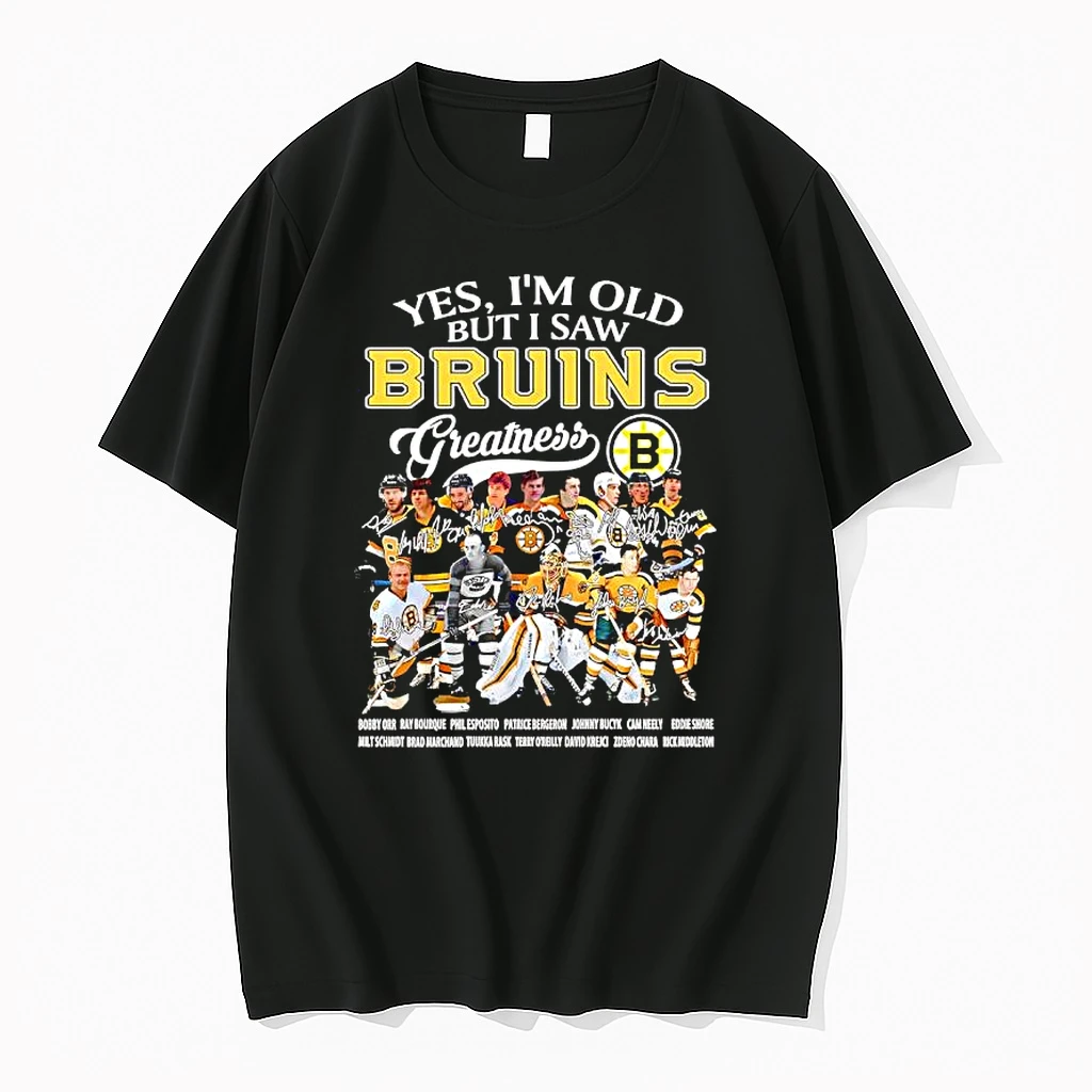 Yes Im Old But I Saw Boston Bruins All Time Greats Signatures Shirts