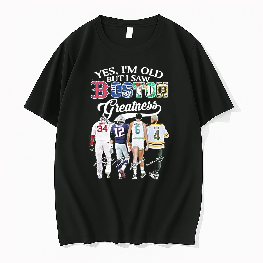 Yes Im Old But I Saw Boston Legends Greatness Signatures Shirts