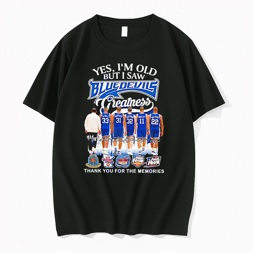 Yes Im Old But I Saw Blue Devils Greatness Team Players Shirts